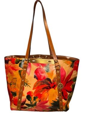 Patricia Nash  Floral Tote Bag in Multi-Color Like New